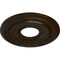 Ekena Millwork Lauren Ceiling Medallion (Fits Canopies up to 6 1/4"), 20 5/8"OD x 6 1/4"ID x 1 3/8"P, Bronze CM20LNBZS - alternate 3